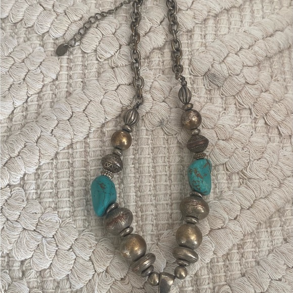 Turquoise Cross Necklace - Picture 6 of 12